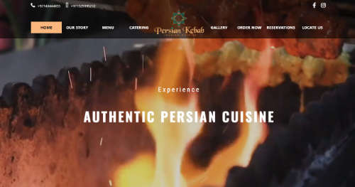 Persian Kebab Website - Dubai