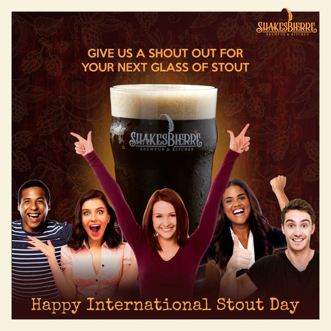 Shakesbierre International Stout Day artwork