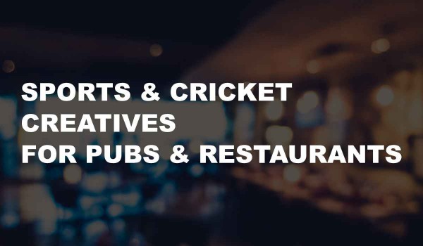 Successful Sports & Cricket Creatives for your Restaurant