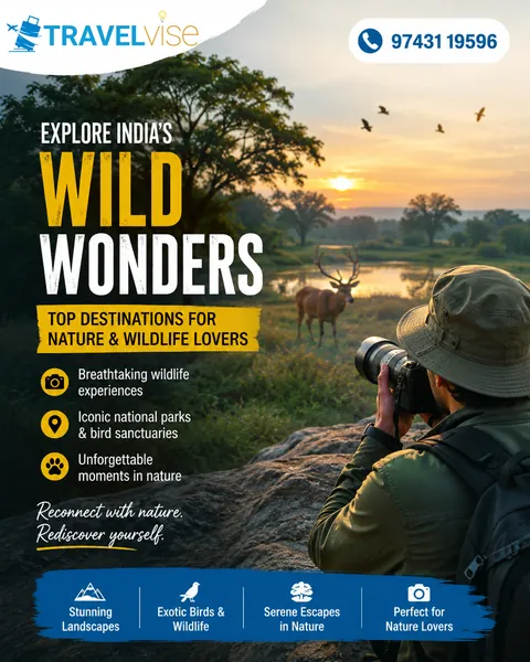 Wildlife holiday post for Travelvise with a photographer watching a stag at sunrise